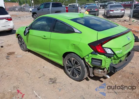 2018 Honda Civic Ex-T z USA, uszkodzony, nr VIN 2HGFC3B37JH351576